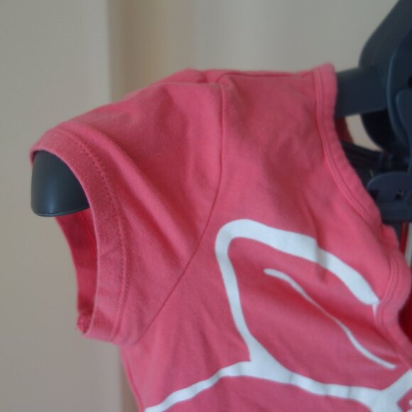 Everday Wear Pink V-Neck Short Sleeve T-Shirt 43-0049 Size M - Picture 3 of 13